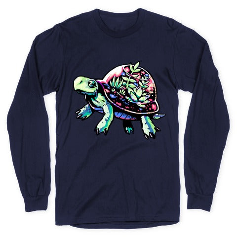 Turtle Succulent Terrarium Longsleeve Tee